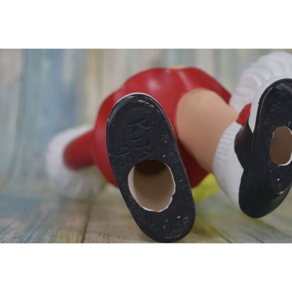 Atlantic Mold RARE Blonde Red Cheerleader Figurine Vintage 70's Ceramic Mold KIM - Picture 11 of 11